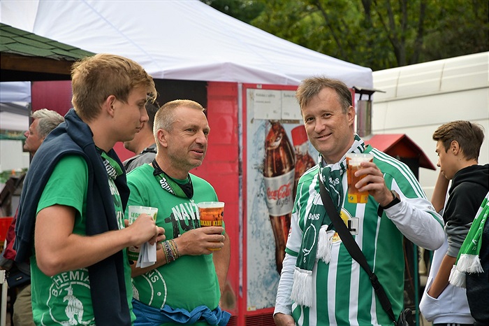 Dění na tribunách: Bohemians - Mladá Boleslav