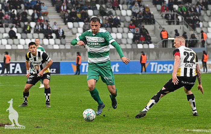 Hradec Králové - Bohemians 2:2 (1:0)