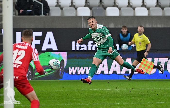 Hradec Králové - Bohemians 2:2 (1:0)