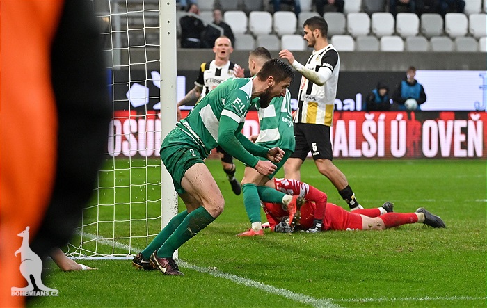 Hradec Králové - Bohemians 2:2 (1:0)