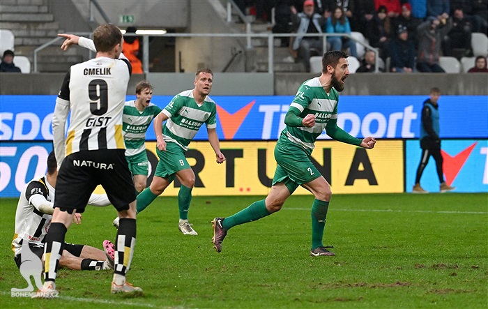 Hradec Králové - Bohemians 2:2 (1:0)