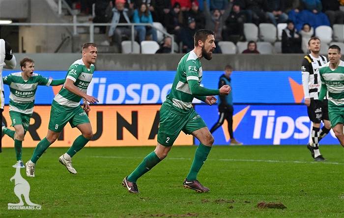 Hradec Králové - Bohemians 2:2 (1:0)