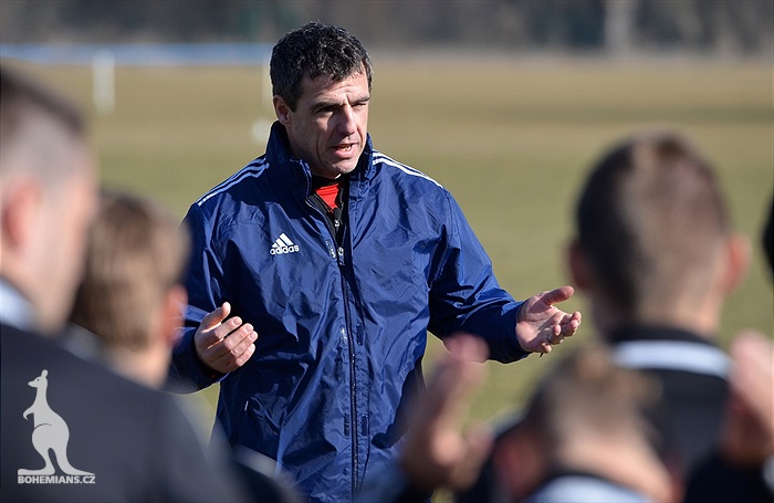 Trenér Klusáček vedl první trénink