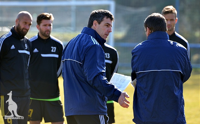 Trenér Klusáček vedl první trénink