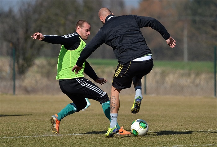 Trenér Klusáček vedl první trénink