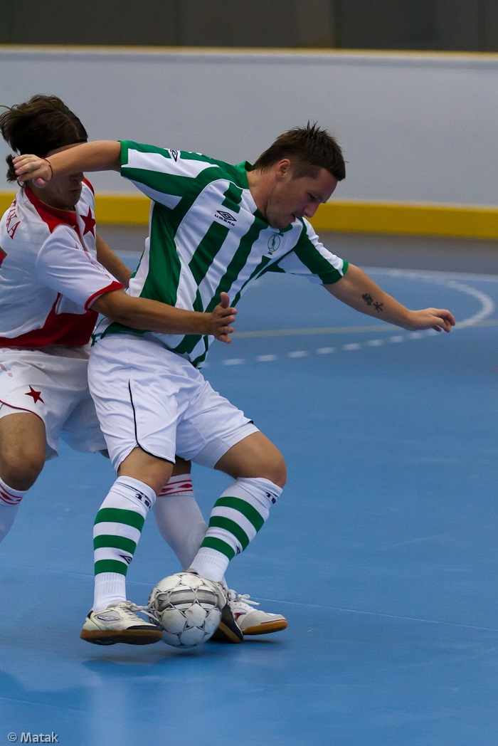 Finále pražského poháru ve futsale Bohemians 1905 - Slavie 3:4 po prodloužení