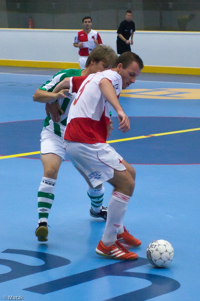 Finále pražského poháru ve futsale Bohemians 1905 - Slavie 3:4 po prodloužení