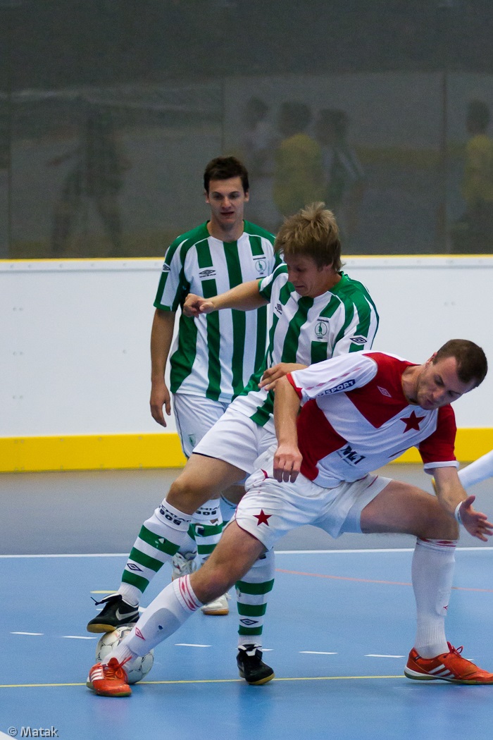 Finále pražského poháru ve futsale Bohemians 1905 - Slavie 3:4 po prodloužení