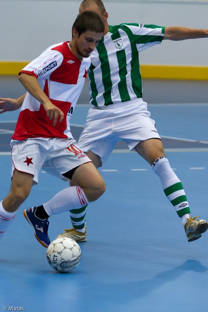 Finále pražského poháru ve futsale Bohemians 1905 - Slavie 3:4 po prodloužení