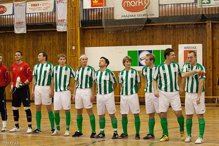 Utkání první ligy ve futsale Mělník  - Bohemians 1905 6:2