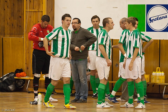 Utkání první ligy ve futsale Mělník  - Bohemians 1905 6:2