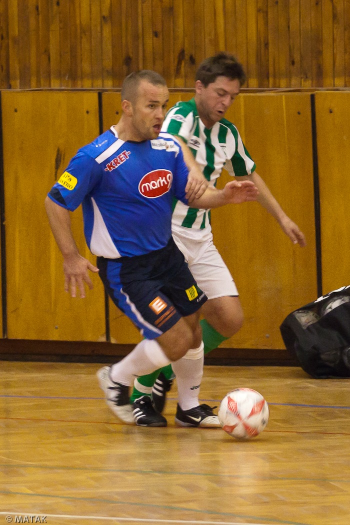 Utkání první ligy ve futsale Mělník  - Bohemians 1905 6:2