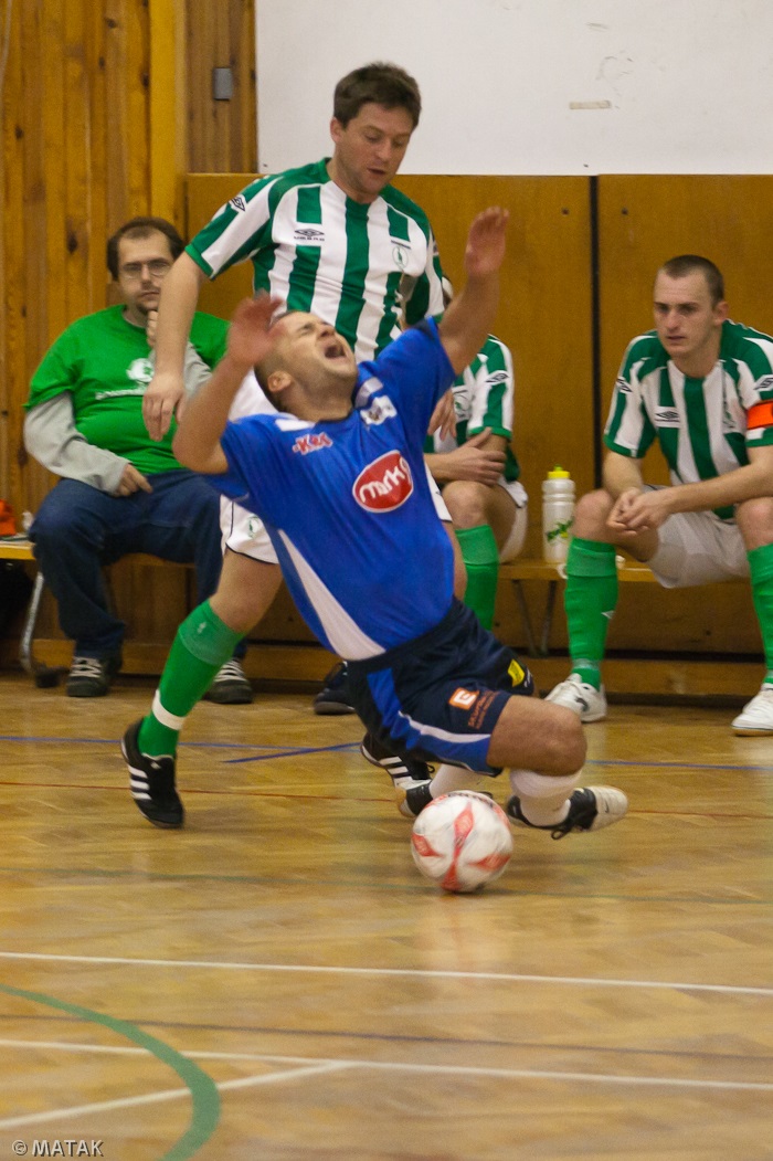 Utkání první ligy ve futsale Mělník  - Bohemians 1905 6:2