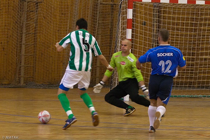 Utkání první ligy ve futsale Mělník  - Bohemians 1905 6:2