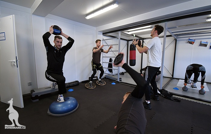 První trénink Michala Bárty