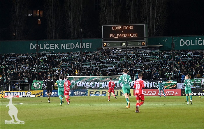 Bohemians - Pardubice 2:0 (1:0)