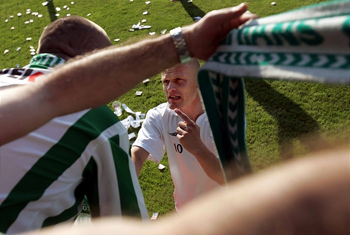 I Slezi uklidňoval o poločase fanoušky.