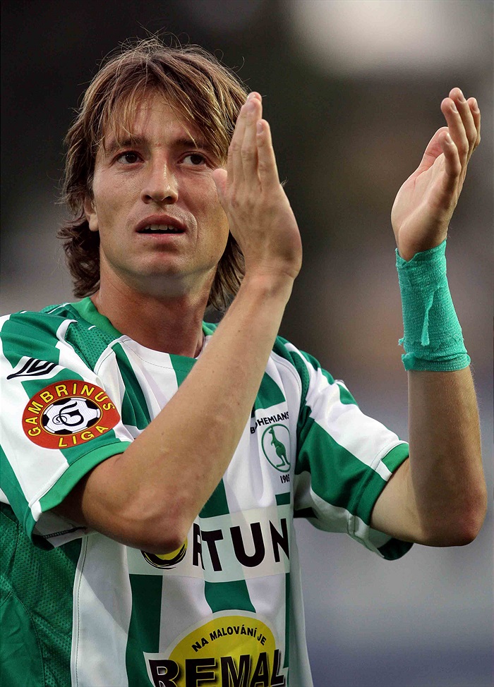 První gól v dresu Bohemky pro Jirku Kaufmana.