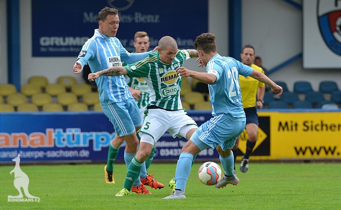 Chemnitzer FC - Bohemians Praha 1905 2:1 (1:0)