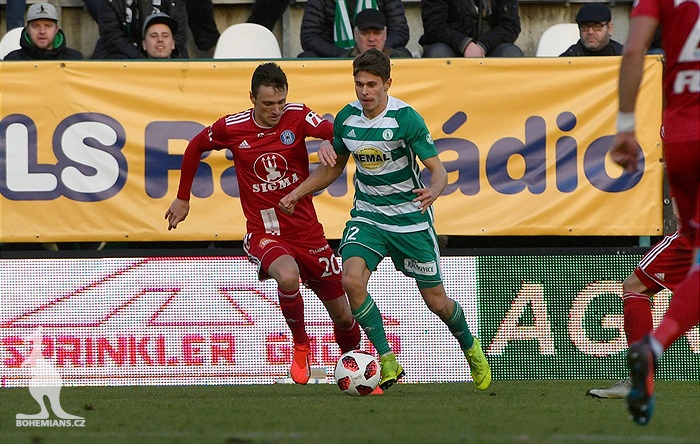 Bohemians Praha 1905 - SK Sigma Olomouc 0:1 (0:1)