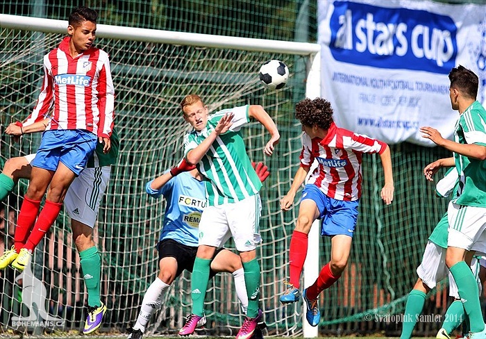Zápas Bohemky U16 s Atléticem Madrid