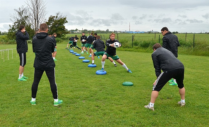 Páteční deštivý trénink