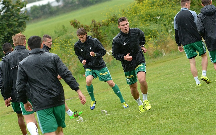 Páteční deštivý trénink