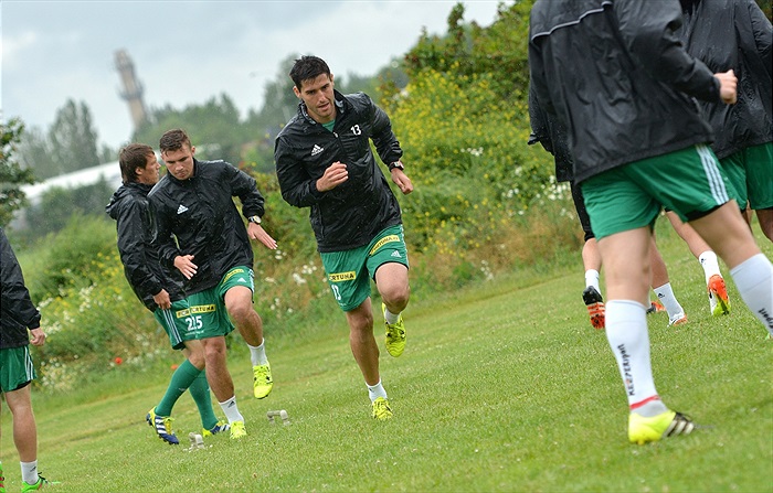 Páteční deštivý trénink