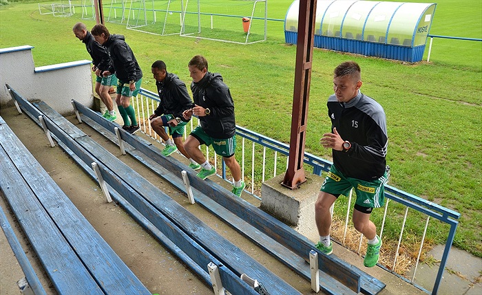 Páteční deštivý trénink