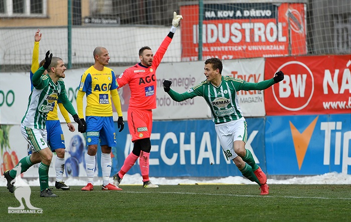 Bohemians Praha 1905 - FK Teplice 2:0 (0:0)