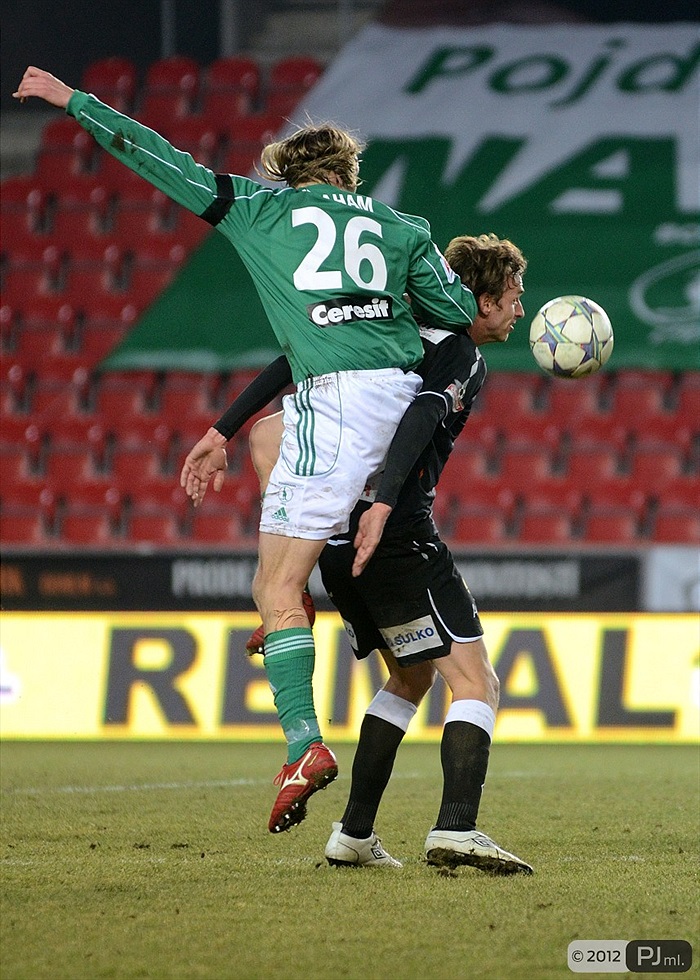 Bohemians 1905 - FK Jablonec 1:2 (0:1)