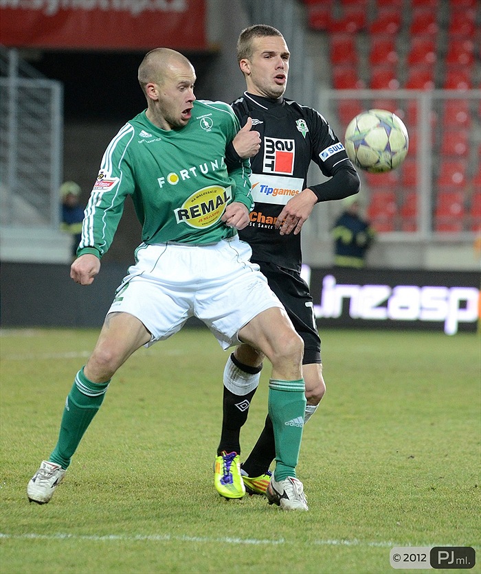 Bohemians 1905 - FK Jablonec 1:2 (0:1)