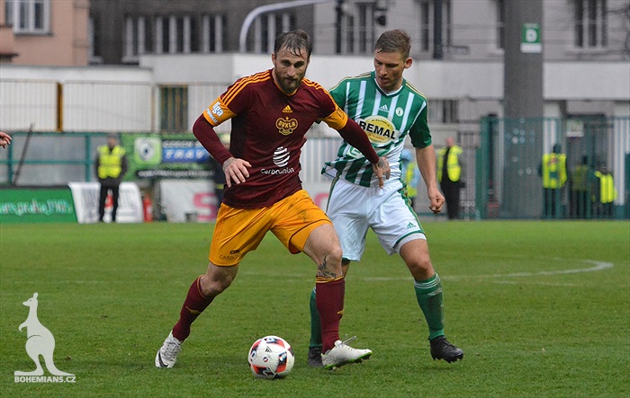 Bohemians Praha 1905 - FK Dukla Praha 1:2 (1:0)