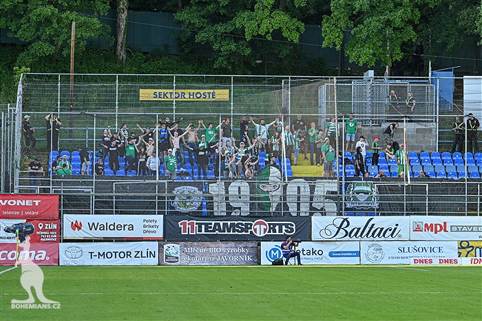 Zlín - Bohemians 1:2 (1:1)