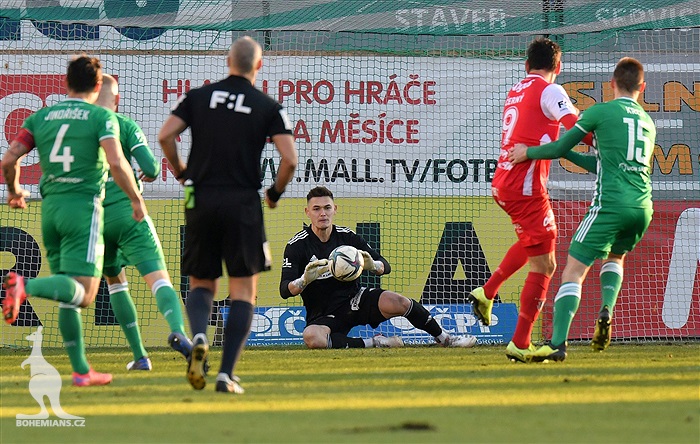Bohemians - Pardubice 1:2 (0:1)