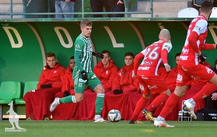 Bohemians - Pardubice 1:2 (0:1)