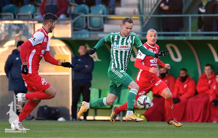 Bohemians - Pardubice 1:2 (0:1)