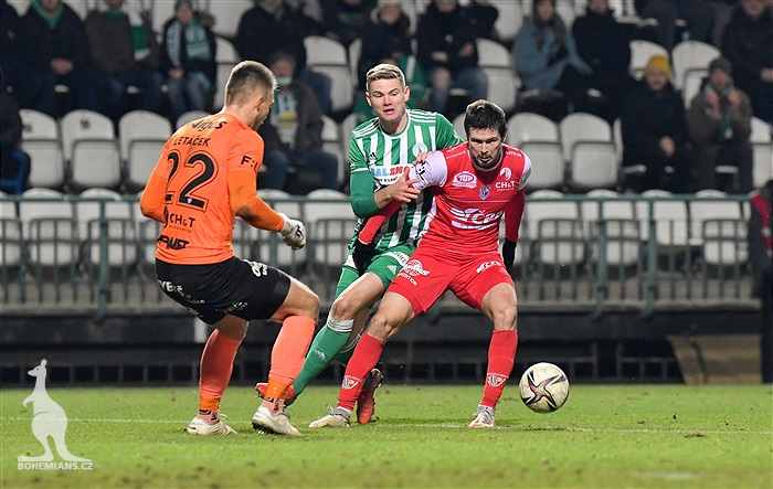 Bohemians - Pardubice 1:2 (0:1)