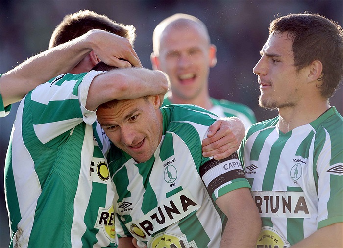 Radost po druhém gólu.