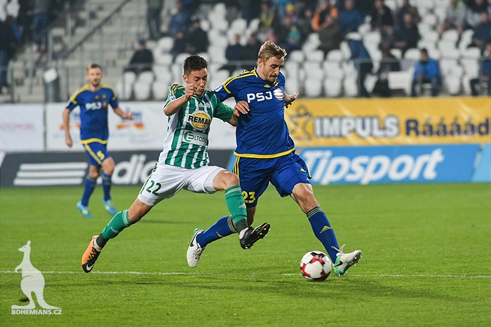 FC Vysočina Jihlava - Bohemians Praha 1905 2:4 (0:3)