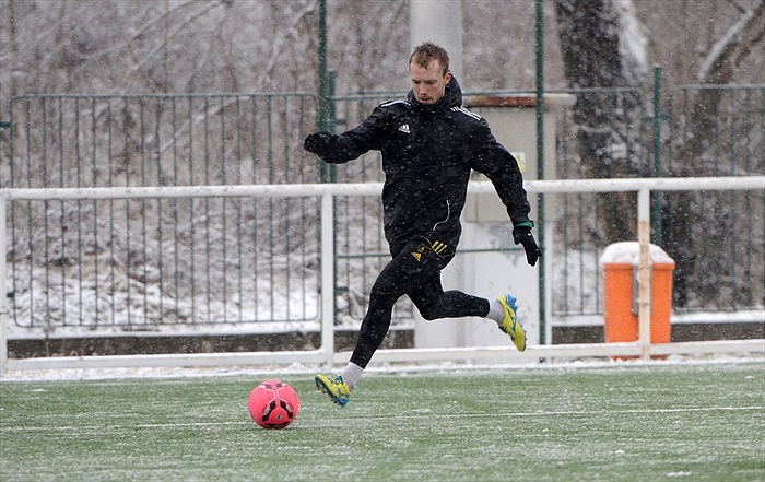 Trénink Bohemians včetně litevských hráčů