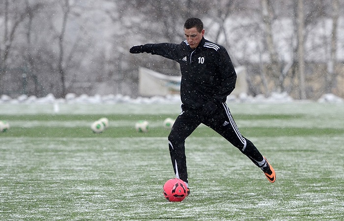 Trénink Bohemians včetně litevských hráčů