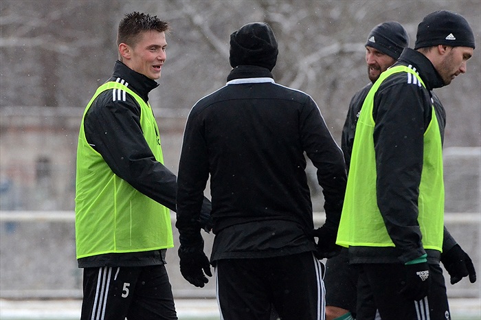 Trénink Bohemians včetně litevských hráčů