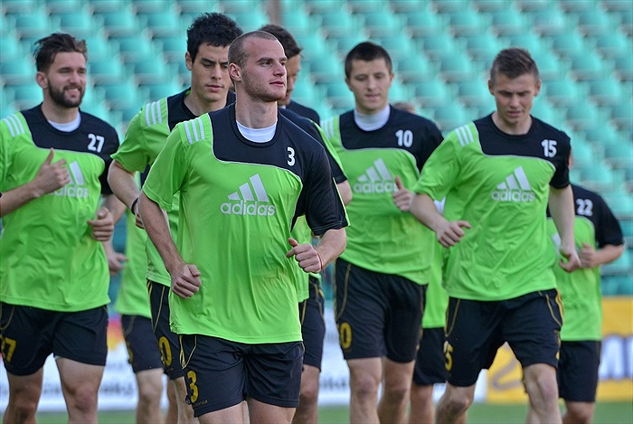 Předzápasový trénink