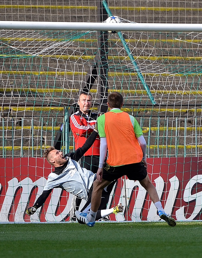 Předzápasový trénink