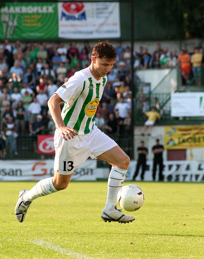 Jiří Růžička při průniku do vápna.