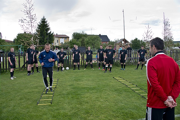 Realizační tým trénoval mužstvo z okresního přeboru