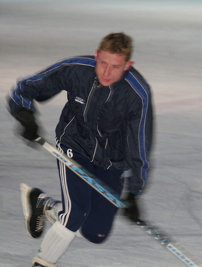 Tomáš Kulvajt je na bruslích rychlý jako blesk.