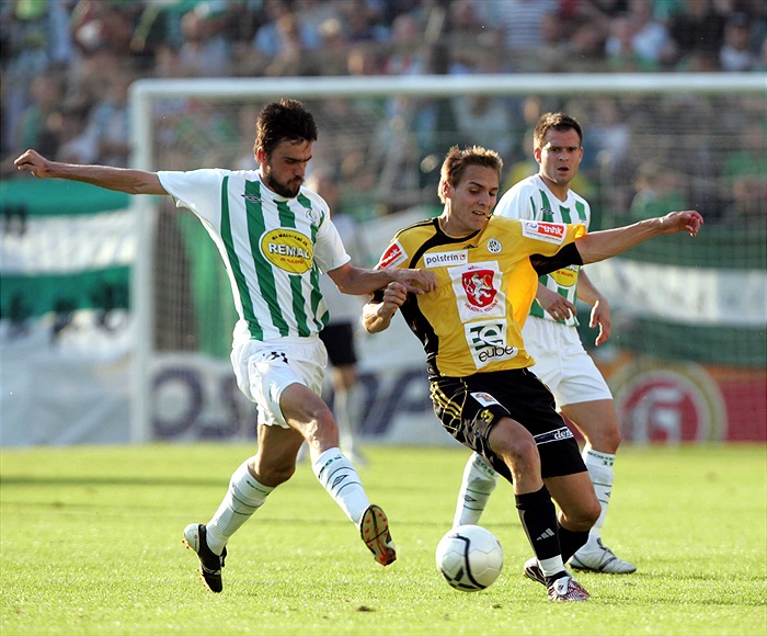 Vladimír Bálek ve sprinterském souboji.