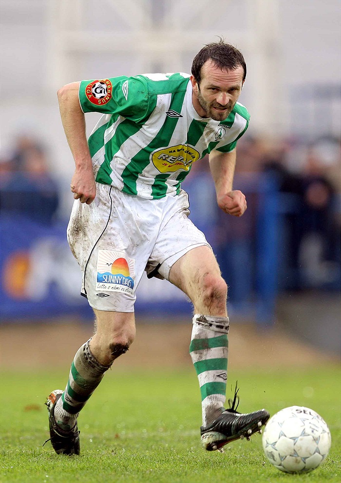 Kunášek zvládl i post levého obránce.